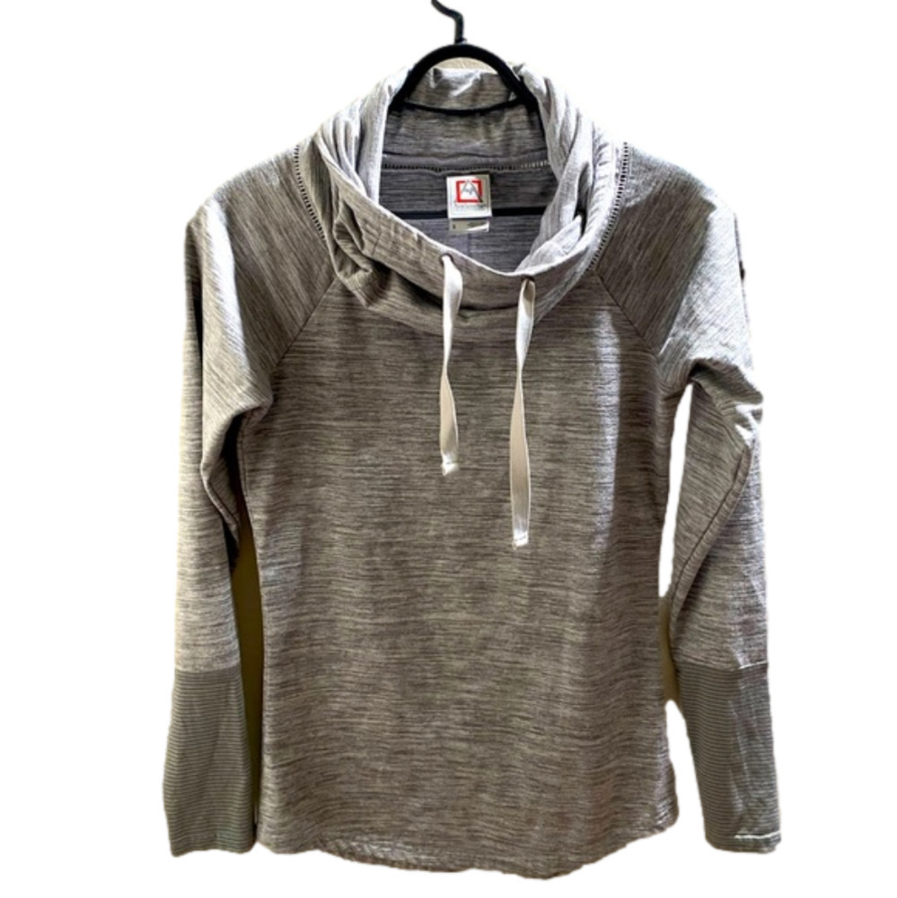 Avalanche Hooded Gray Polyester/Spandex Sweatshirt - Women’s Size Small